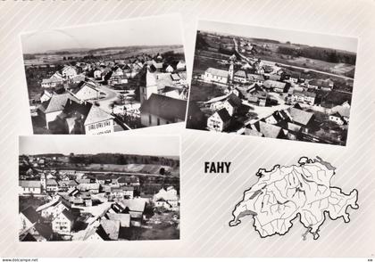 SUISSE - JURA - FAHY - CPSM Gd Format - En avion au-dessus de...Fahy - Vue générale - A17712/13