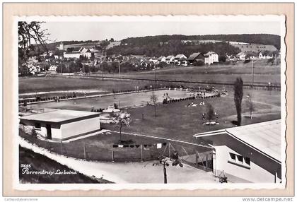 Peu Commun les BAINS de PORRENTRUY Piscine municipale JU Jura Postée 15.09.1958 ¤ Photo PERROCHET 7655 ¤ SUISSE SCHWIEZ