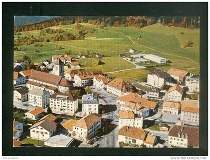 CPSM - Suisse - Franches Montagnes - SAIGNELEGIER ( vue générale aérienne Ed. Deriaz Baulmes )