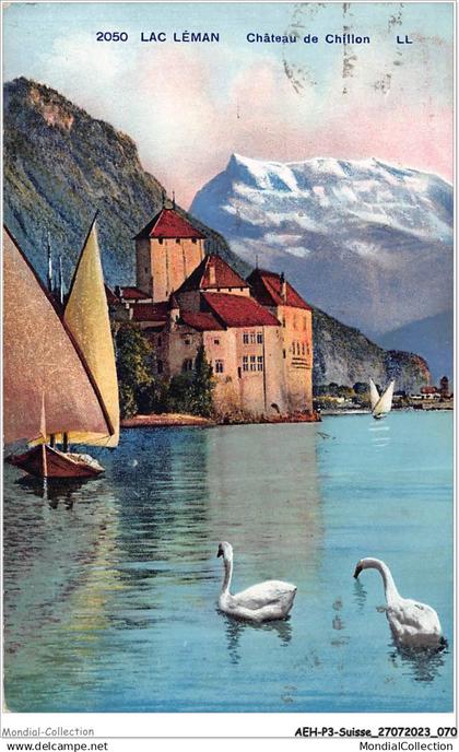 AEHP3-0228- SUISSE - LAC-LEMAN - CHÂTEAU DE CHILLON