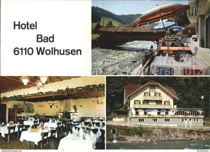 11904291 Wolhusen Hotel Bad Wolhusen Terrasse Gastraum