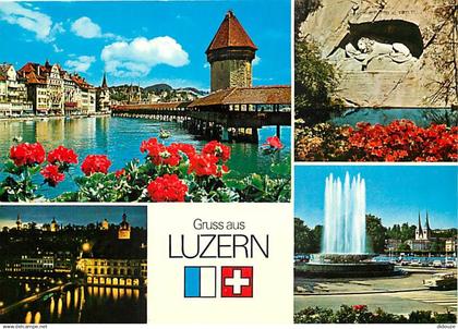 Suisse - LU Lucerne - Luzern - Multivues - CPM - Carte Neuve - Voir Scans Recto-Verso