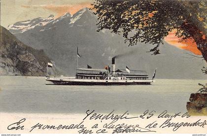 Vierwaldstättersee (LU) Dampfer Italia - Verlag E. Goetz