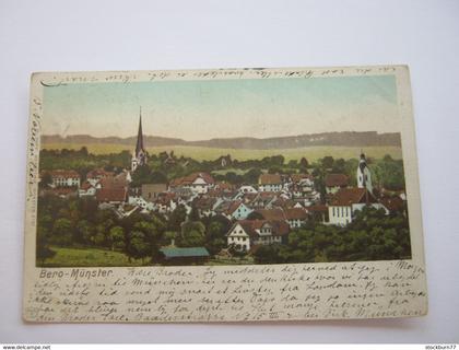 BEROMÜNSTER   , Schöne Karte    ,                         (  2 Abbildungen )