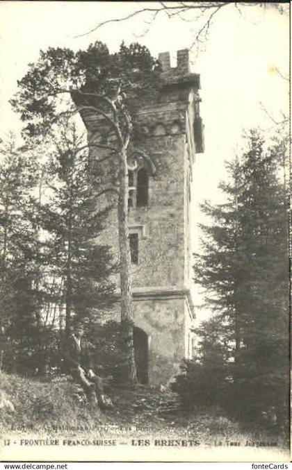 10551074 Les Brenets Les Brenets Frontiere Franco - Suisse ungelaufen ca. 1910