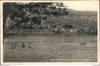 12013891 Auvernier et vue sur Corcelles Lac de Neuchatel