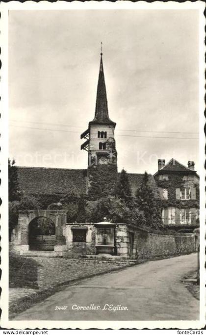 12014066 Corcelles NE Eglise Kirche Corcelles NE