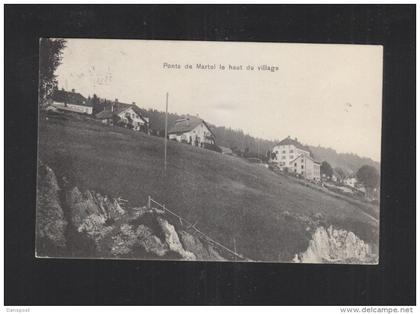 Schweiz AK Les Ponts-de-Martel Le Haut du Village 1920