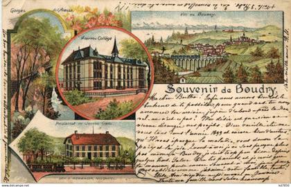 Souvenir de Boudry - Litho