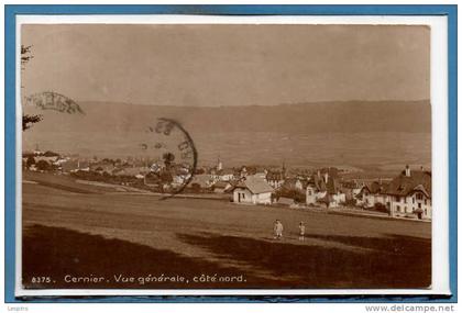 SUISSE --  CERNIER -- Vue générale, côté Nord