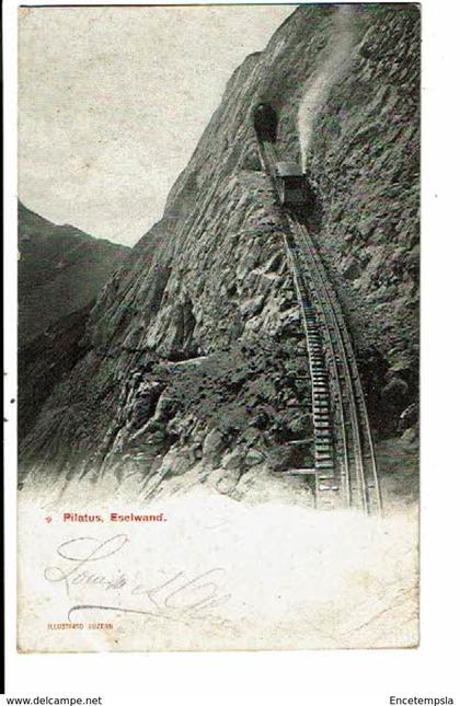 CPA-Carte postale-Suisse-Alpnach- Pilatus Eselwand -1907 VMD16707