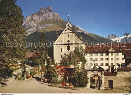 11703522 Engelberg OW Kloster Engelberg mit Hahnen Engelberg