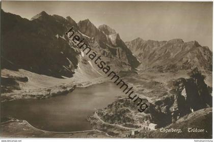 Engelberg - Trübsee - Foto-AK - Verlag E. Zurflüh Engelberg