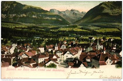 Sarnen mit Blick nach Flühli und Melchthal, 1908