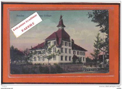 Carte Postale Suisse Bercher  le nouveau Collège  trés beau plan