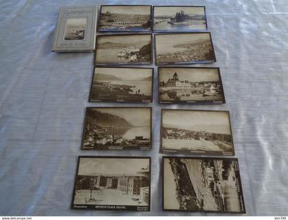 Suisse - Pochette  contenant dix photos ou cartes photos sur la Suisse - 1906 - Beau document -