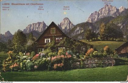 10793839 Walenstadt Walenstadt [Stempelabschlag] Bauernhaus Churfirsten x