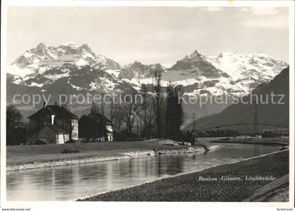 11646277 Giessen Benken Linthbruecke Alpenpanorama Giessen Benken