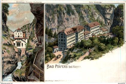 Bad Pfäfers - Litho