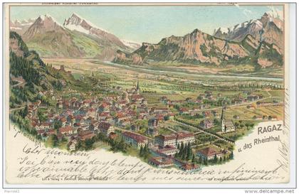 SUISSE - ST GALL - RAGAZ und das Rheinthal (1901)