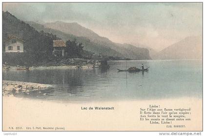 F F S 946/ C P A   -SUISSE - LAC  DE WALENSTADT