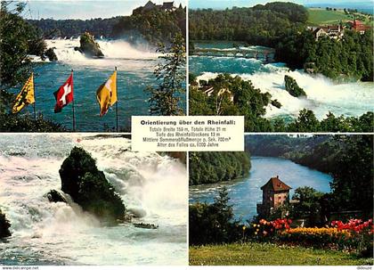 Suisse - SH Schaffhouse - Rheinfall - Chutes du Rhin - Orientierung uber den Rheinfall - Multivues - CPM - Carte Neuve -