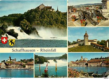 Suisse - SH Schaffhouse - Rheinfall - Chutes du Rhin - Schaffhausen - Multivues - CPM - Carte Neuve - Voir Scans Recto-V