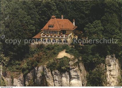 11703504 Gempen Restaurant Gempenturm Fliegeraufnahme