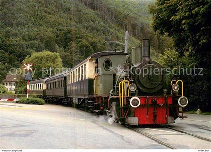 13757675 Balsthal SO Oensingen Balsthal Bahn Dampfzug Chluser Schnaegg mit Dampf