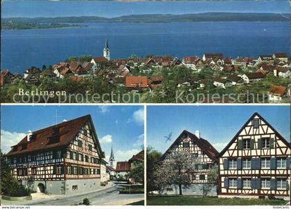 12588661 Berlingen Untersee Panorama Bodensee Kehlhof Pfarrhaus Fachwerkhaeuser