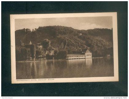 Suisse TG - Mannenbach - Hotel Pension Schiff ( Bahnpost Ambulant Photoglob)