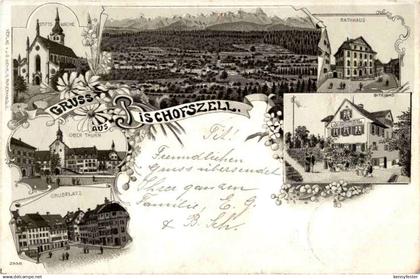 Gruss aus Bischofszell - Litho