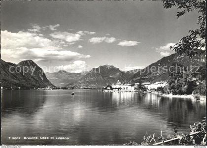 11642238 Brusinosizio Lago di Lugano Panorama Brusino Arsizio