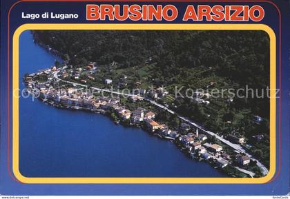11848866 Brusino Arsizio Fliegeraufnahme Lago di Lugano Brusinosizio