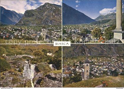 11865893 Biasca Panorama Turm Wasserfall Biasca