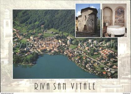 11985097 Riva San Vitale Fliegeraufnahme Luganersee