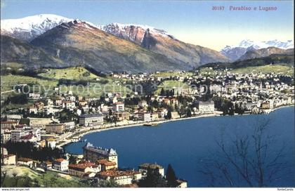 12046049 Paradiso TI Panorama Luganersee Alpen