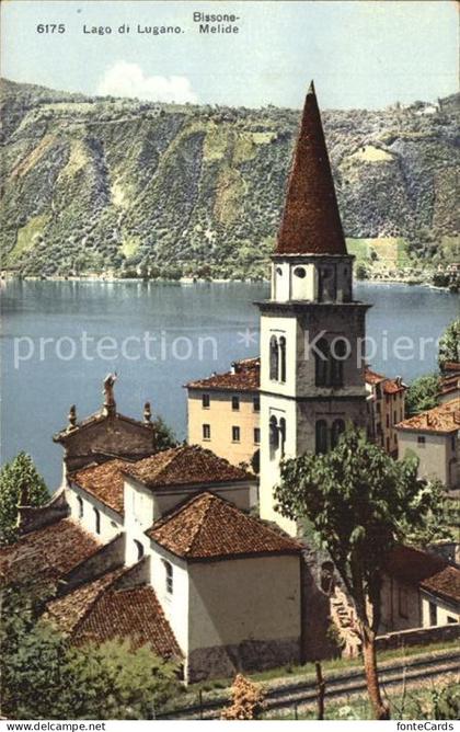 12471130 Bissone Lago di Lugano Kirche Bissone