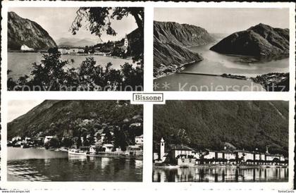 12472065 Bissone Lago di Lugano Stadtansicht Bissone