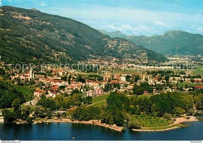 12771743 Agno Lago di Lugano Fliegeraufnahme Agno