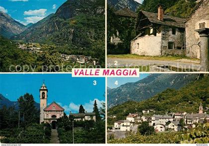 13296343 Valle Maggia Fliegeraufnahme Cevio Bignasco Maggia Ginmaglio Valle Magg