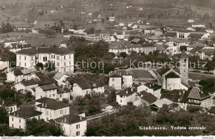 13797445 Giubiasco TI Veduta centrale Ortsansicht mit Kirche