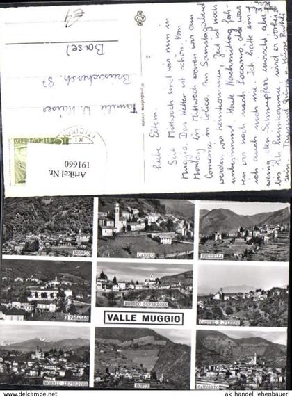 191660,Valle Muggio Mehrbild Ak  Caneggio Bruzella Cabbio Vacallo Kt Tessin