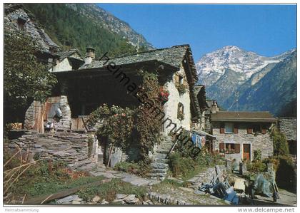 Sonogno - Valle Verzasca - Ansichtskarte Großformat