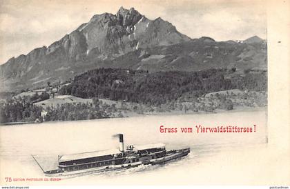 VIERWALDSTÄTTERSEE (UR) Dampfer Germania - Verlag Photoglob 75