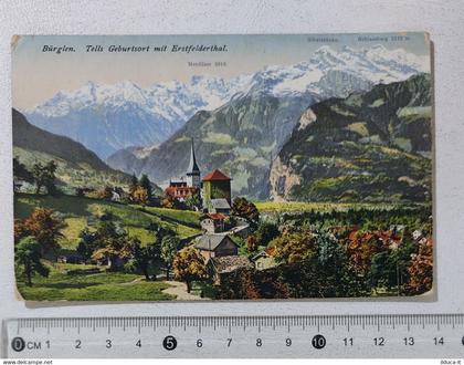 I121753 Cartolina Svizzera - Burglen - Tells Geburtsort mit Erstfelderthal