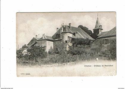 cpa ALLAMAN chateau de Rochefort CPN 4444