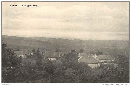 suisse -ref C606- arzier - vue generale   - carte bon etat  -