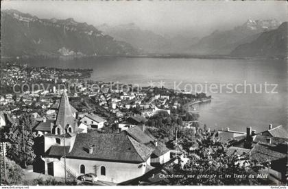 11733028 Chardonne Vue generale et les Dents du Midi Chardonne