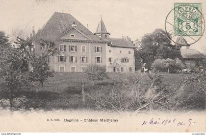 Suisse - BEGNINS - Château Martheray